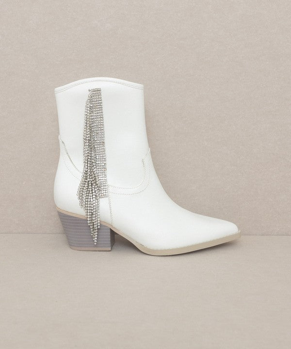 OASIS SOCIETY Rowan - Rhinestone Fringe Boot